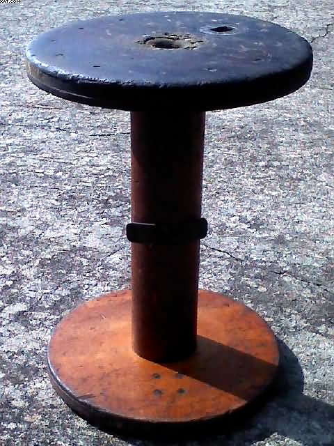 Antique HASKELL DAWES 12x14 Rope Twister Bobbins.